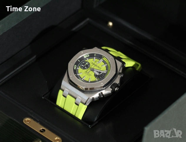 Audemars Piguet Royal Oak Offshore Chronograph 42mm Green Различни Цветове, снимка 2 - Мъжки - 54050143