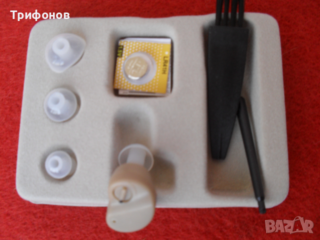 ОРИГИНАЛ мини „Weinberger“ немскки слухов апарат с регулирне на звука+ 3 размера тапи+ сертификат, снимка 2 - Слухови апарати - 44805906