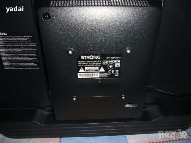 31.Продавам Телевизор STRONG HD LED TV-Модел SRT 32HC4043.Работи перфектно,не се ползва,почти НОВ..И, снимка 5 - Телевизори - 51009801