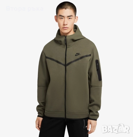 Nike tech fleece горнище мъжка оригинален , снимка 2 - Спортни дрехи, екипи - 52894007