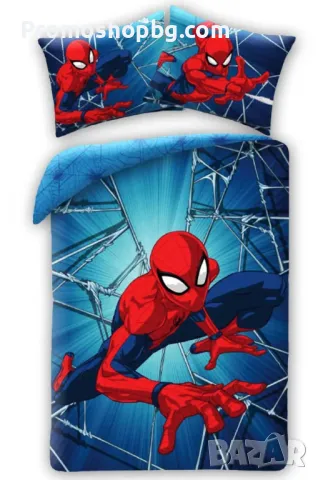Спален комплект Спайдърмен, 100% памук, 2 части, 140x200 см