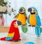 Плюшен, говорещ и танцуващ папагал Арчи, снимка 1 - Музикални играчки - 39041977