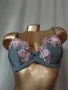 MIRIALE 85 B Сив сутиен с богата бродерия , снимка 5