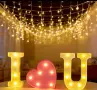 I LOVE YOU LED букви 3 бр, снимка 1