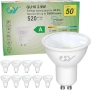 10 бр LED крушки GU10 2.9W (50W) | 520lm | Клас A , снимка 1
