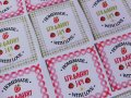 Етикети за домашно сладко Homemade with love Strawberry jam - 12 бр /к-кт , снимка 4