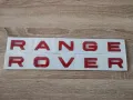 червен надпис Рейндж Роувър / Range Rover, снимка 1