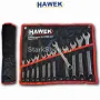 Професионален Комплект Звездогаечни Ключове HAWEK 12 части (8-24мм) Изработени от Хром Ванадиева Сто, снимка 2