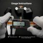 Метален микрометър шублер от неръждаема стомана IP54 Водоустойчив LCD дисплей 150 мм 6 инча, снимка 5