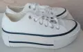 Нови Кецове Converse Chuck Taylor All Star Lift Ox, Бял, Жени, снимка 3