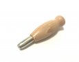 Държач за шило от 2 части, с дървена дръжка, кожарски, сарашки, Италия, снимка 1 - Други инструменти - 33897231