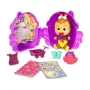 IMC CRYBABIES MAGIC TEARS FANTASY Миникукла с цветни сълзи и къща с крила 90378, снимка 2