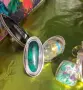 Уникални сребърни пръстени с естествени камъни, снимка 6