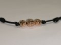 Дамски луксозен гердан Чокър от сребро с розово злато Rose gold choker, снимка 2