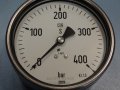 Манометър WIKA 232.50.100 Ф 100, 400 bar, снимка 2