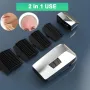 Нов Плаващ Бръснач с Двойна Глава и USB-C, Идеален за Пътуване мъже бръснене, снимка 7