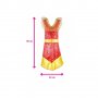 Adorbs - Рокля Огнената Принцеса - Червена L85016, снимка 1 - Детски рокли и поли - 39405318