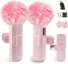 Нов Безжичен микрофон за iPhone Android iPad USB-C Lightning AI шумопотискане за влог TikTok, снимка 1