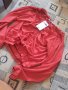 Дамска червена блузка, снимка 1 - Блузи с дълъг ръкав и пуловери - 44404331