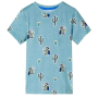 Детска тениска, светлозелен меланж, 128, снимка 1 - Детски тениски и потници - 44706459