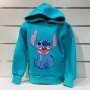 Нов мъжки суичър с дигитален печат Стич (Stitch) в зелен цвят, снимка 6