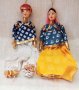 Индийски традиционни кукли Размер 25 см, снимка 1 - Други - 38387423