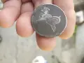 Стара османска сребърна монета, снимка 1