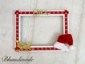 Ръчно изработени, коледни рамки за снимки - 10/15 и 13/18, снимка 9