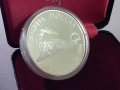 1 сребърен долар 1986 година Канада Елизабет II сребро в ТОП качество, снимка 4