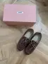 Дамски обувки Miu Miu lace-up leather boat shoes, снимка 3