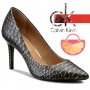 ПРОМО 🍊 CALVIN KLEIN 39 номер 🍊 Оригинални дамски обувки с шагрен от естествена кожа нови с кутия, снимка 1 - Дамски обувки на ток - 21363987