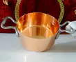 Медна тенджера 700 мл.,чиста червена мед. , снимка 1
