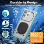 Нов Водоустойчив калъф IPX8 за телефон до 6.9" – плаващ и удароустойчив, снимка 6