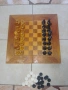 Стар Дървен Шах - Табла.Размери - 36х 36см., снимка 10