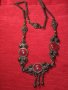ВЪЗРОЖДЕНСКИ БРОНЗОВ НАКИТ ОГЪРЛИЦА с КЕХЛИБАР 4356, снимка 3