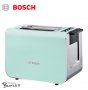 Компактен тостер Bosch Styline TAT8612, 860 W, резедав, 36 x 25 x 23, снимка 1 - Тостери - 39443913