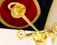 Бронзов свещник,позлата,42 см.,1.2 кг. , снимка 4