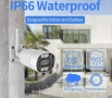 Външна 3MPX WiFi камера с метален корпус, нощно виждане до 40 метра и вградени микрофон и говорител, снимка 5
