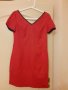 Стилна червена дамска рокля, снимка 2