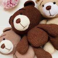 Плетена играчка мечок, подарък, снимка 6 - Плюшени играчки - 38987832