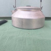Алуминиев малък туристически чайник, снимка 2 - Газови котлони - 32089288