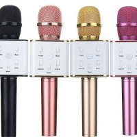 Микрофон за караоке с блутут свързване и вградена колонка, снимка 2 - Караоке - 30068923