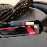  ASUS Orion PRO геймърски слушалки 7.1 виртуален съраунд ROG Spitfire USB аудио процесор, снимка 8 - Слушалки за компютър - 42916995