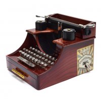 Музикална кутия - ретро пишеща машина., снимка 3 - Колекции - 39420427