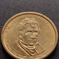 Възпоменателна монета 1 долар WILLIAM HENRY HARRISON 9 президент на САЩ 1841г. за КОЛЕКЦИЯ 38043, снимка 2 - Нумизматика и бонистика - 40765298