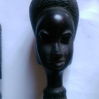 Африкански Абаносови фигури, снимка 6 - Антикварни и старинни предмети - 31546615