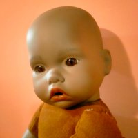 Порцеланова кукла с дефект 1991 47 см, снимка 13 - Колекции - 39630152