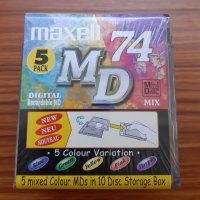 неразпечатвани аудио мини-дискове Maxell 74, снимка 1 - Други - 38040877