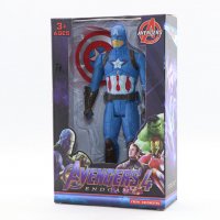 3403 Светеща фигура Непобедимите супергерои AVENGERS, 15 см, снимка 6 - Други - 39062865