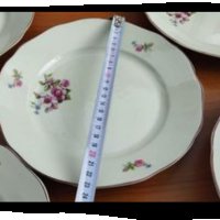 Стар български порцелан чинии , снимка 1 - Антикварни и старинни предмети - 36912250